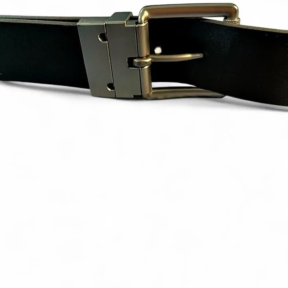 NWOT Timberland Men's Reversible 100% Premium Buffalo Leather Belt, Size 52